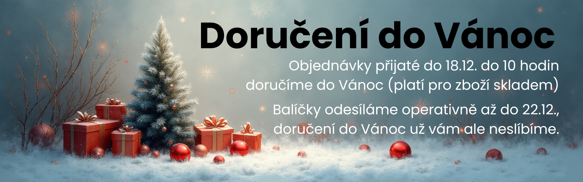 Garance doručení do Vánoc