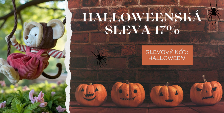 Halloweenské nákupy se 17% slevou