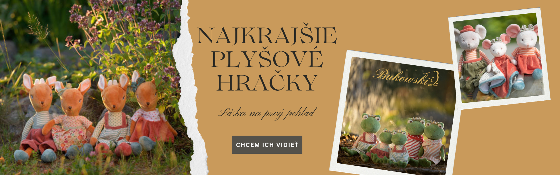 Bukowski Plyšové hračky