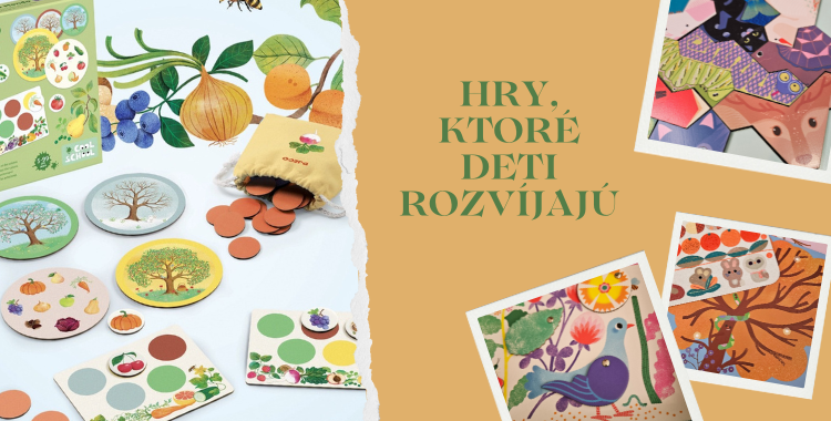 Hry, ktoré deti rozvíjajú - učenie hrou
