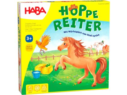 H1004321001 Haba Společenská hra Hop! Hop! Koník