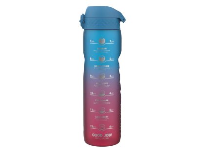 ION RF1000PBPMOT ion8 Láhev na pití Leak Proof Motivator Blue and pink 1000 ml