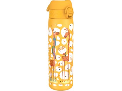 ION-SS600PYGIRAF ion8 Nerezová láhev na pití Giraffes 600 ml