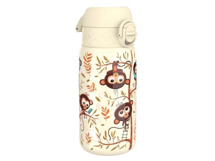 ION-SS400PYMONK ion8 Nerezová láhev na pití Monkey 400 ml