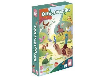 J02621 Janod Dětská karetní hra Karacteristiks