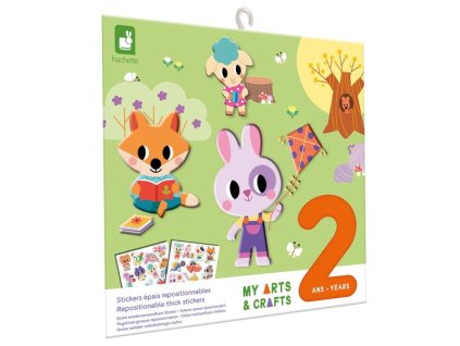 J09144 Janod Kreativní sada - znovupoužitelné samolepky Zvířátka