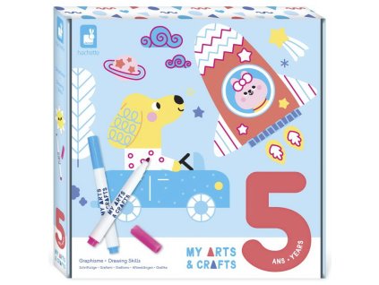 J07745 Janod Kreativní sada My arts and crafts Příprava na psaní