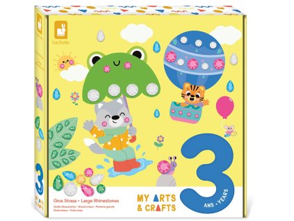J09145 Janod Kreativní sada My arts and crafts Štrasové kamínky Zvířátka