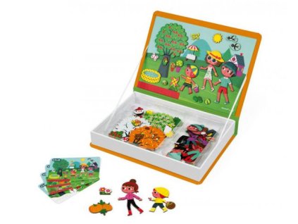 J02721 Janod Magnetibook Čtyři roční období - jaro, léto, podzim, zima