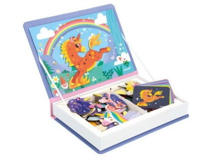 J02584 Janod Magnetibook Jednorožci