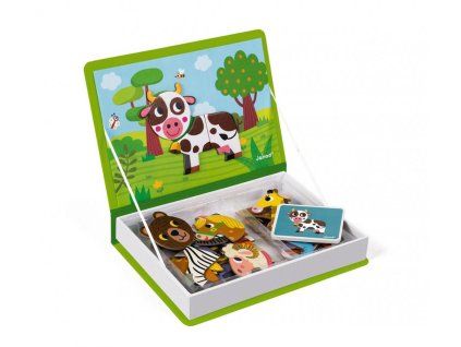 J02723 Janod Magnetibook Zvířata