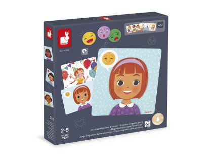 J08038 Janod Magnetická hra Emoce a pocity