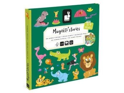 J05456 Janod Magnetistories Africká zvířata