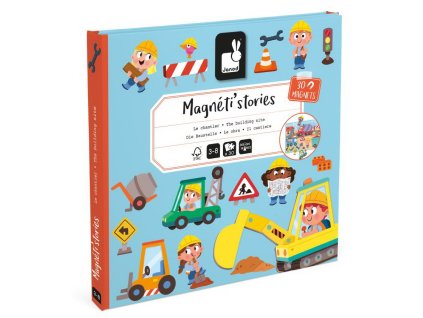 J05454 Janod Magnetistories Na stavbě