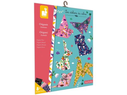 J07943 Janod Origami Zvířátka - papírové skládačky