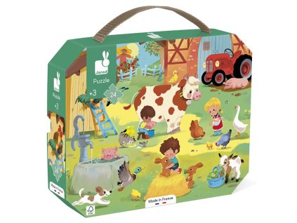 J02603 Janod Puzzle Den na farmě