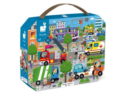 J02644 Janod Puzzle Město