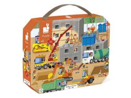 J02604 Janod Puzzle Na stavbě