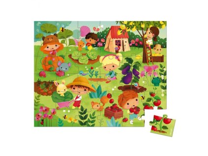 J02663 Janod Puzzle Zahrada