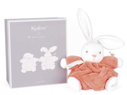 K969982 Kaloo Plyšový zajíc Plume - korálový