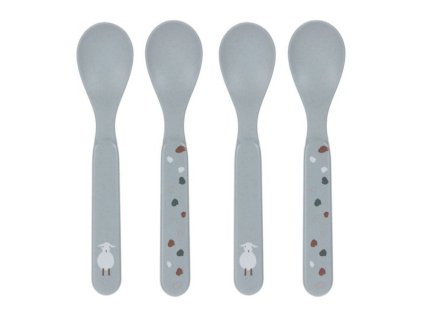 7303C-02 Lässig Dětské lžičky Tiny Farmer Sheep - Goose blue
