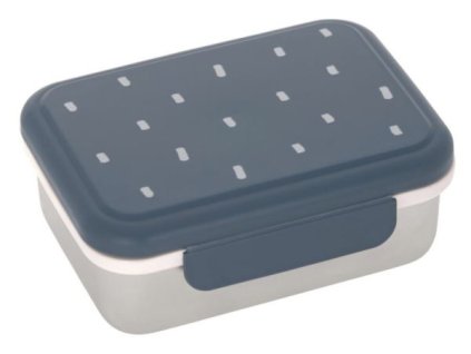 7262S-09 Lässig Krabička - box na svačinu Happy Prints Midnight blue