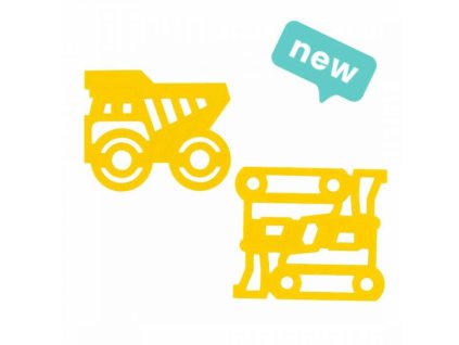 LP-PPCO01C Lunch Punch Vykrajovátka na svačinu Bagr a nákladní auto