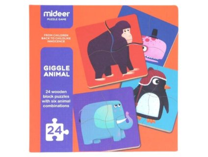 MD3036 MiDeer Moje první puzzle Veselá zvířátka