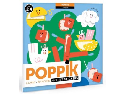 Baby005 Poppik Moje první samolepky - Příroda