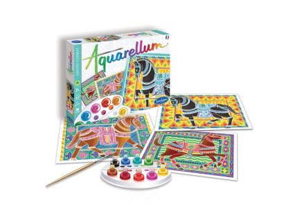 SSP6090 SentoSphere Akvarelové malování - Koně. koníci