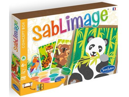 SSP8805 SentoSphere Obrázky z písku Ohrožená zvířata