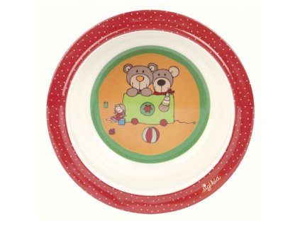 24519 Sigikid Dětská melaminová protiskluzová miska medvěd Wild and Berry bears