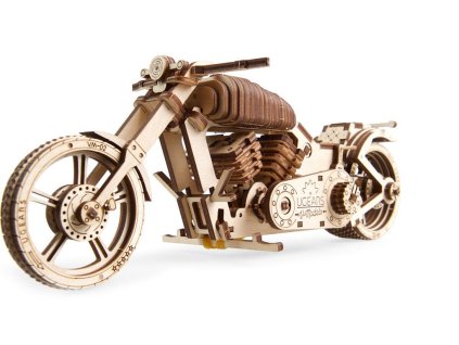 UG70044 Ugears Mechanická 3D stavebnice - Motorka