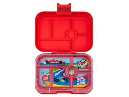 YO112 Yumbox Krabička na svačinu - svačinový box Original - Roar Red Race Cars
