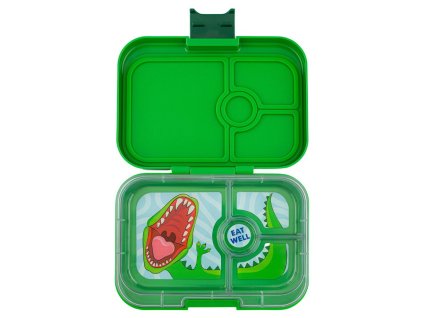 YO133 Yumbox Krabička na svačinu - svačinový box Panino - Jurassic Green Dino