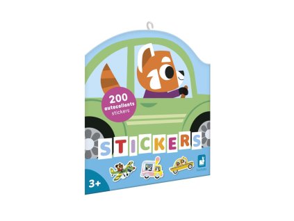 J09196 Janod Stickers Samolepky Dopravní prostředky