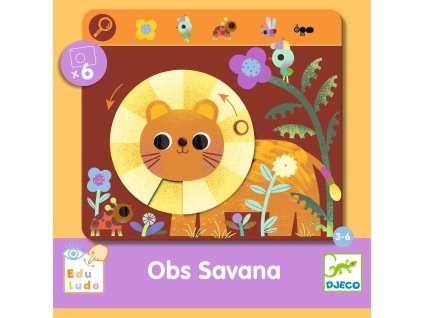 DJ08234 Djeco Eduludo Interaktivní hra Hledej a najdi Savana