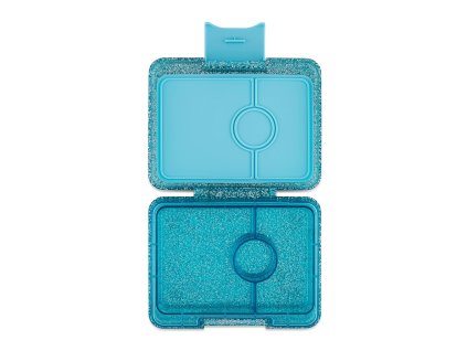 YS3 TwinkleAqua Yumbox Krabička na svačinu - svačinový box Snack - Aqua Glitter