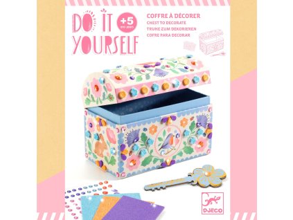 DJ07929 Djeco DIY Výtvarná sada Tajná truhla s pokladem