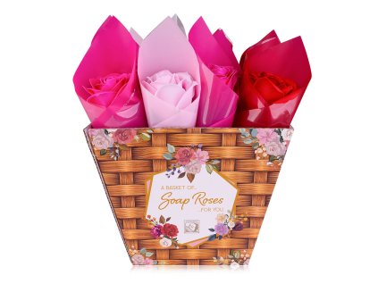 SAL3562751 Salsa Mýdlový květ růže v dárkovém balení - velká mýdlová růže