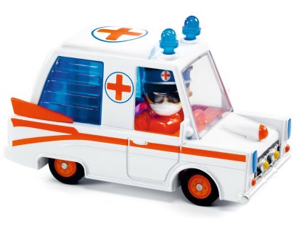 DJ05468 Djeco Crazy Motors autíčko Hurry Ambulance