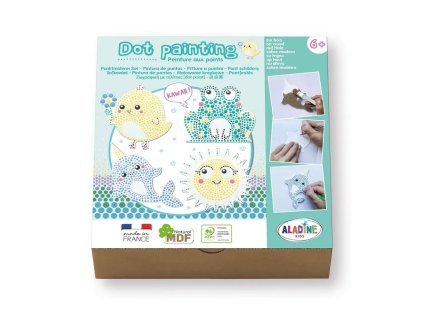 ALA85481 AladinE Kreativní sada Tečkování - Kawaii