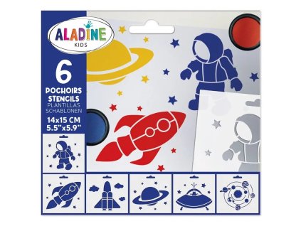 ALA81396 Aladine Šablony Vesmír