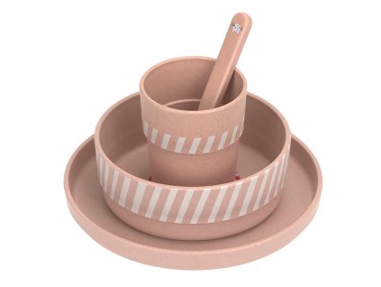 7205C.12 Lässig Dětské nádobí Dish Set PP/Cellulose Tiny Team cat