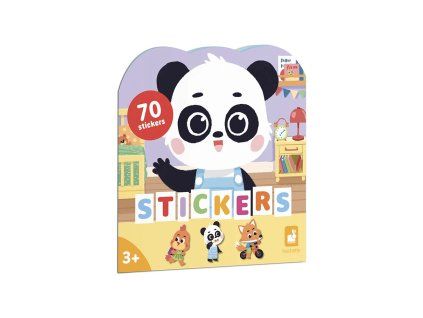 J09206 Janod Stickers Samolepkový sešit Můj den