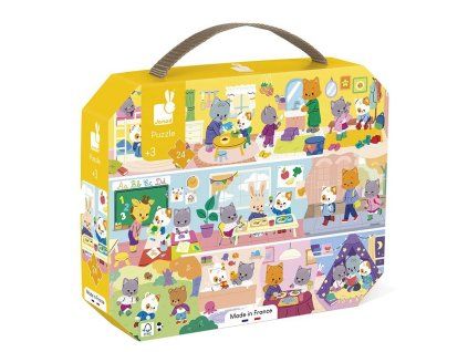 J02389 Janod Puzzle Můj den