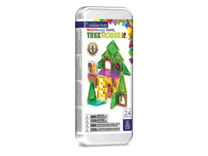 MT 264024TH Magnetická stavebnice MicroMAGS Treehouse Travel Set 24 dílů