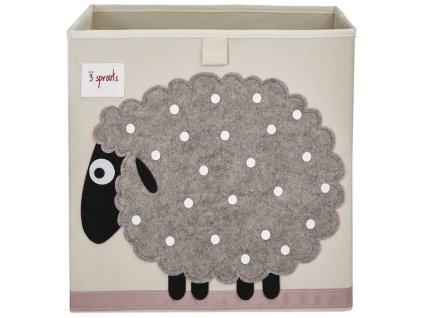 107-002-011 3 Sprouts Úložný box na hračky Ovečka