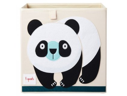 107-002-017 3 Sprouts Úložný box na hračky Panda