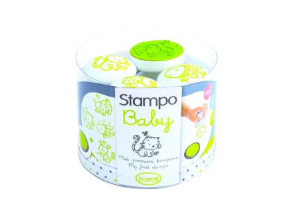 ALA03801 AladinE Dětská razítka StampoBaby Domácí mazlíčci